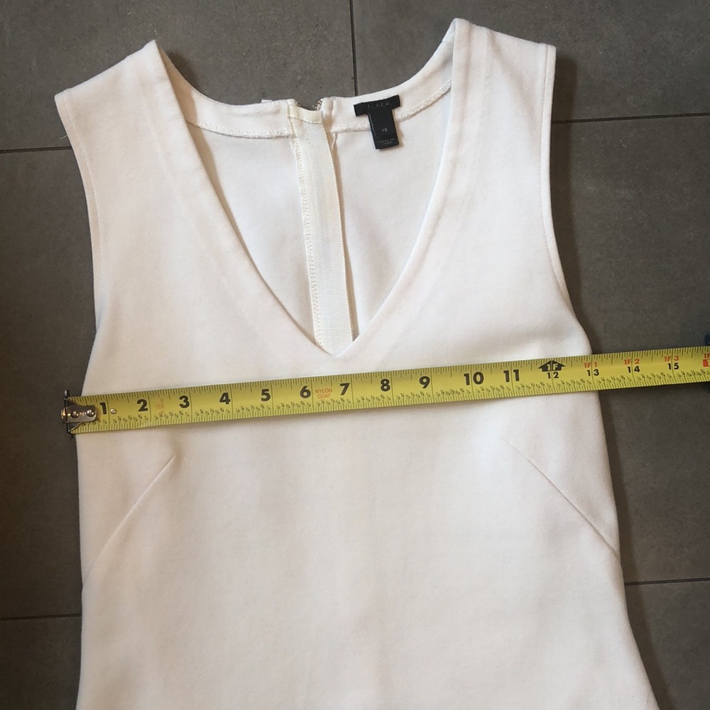J. Crew Sleeveless Off White Top - Picture 4 of 8